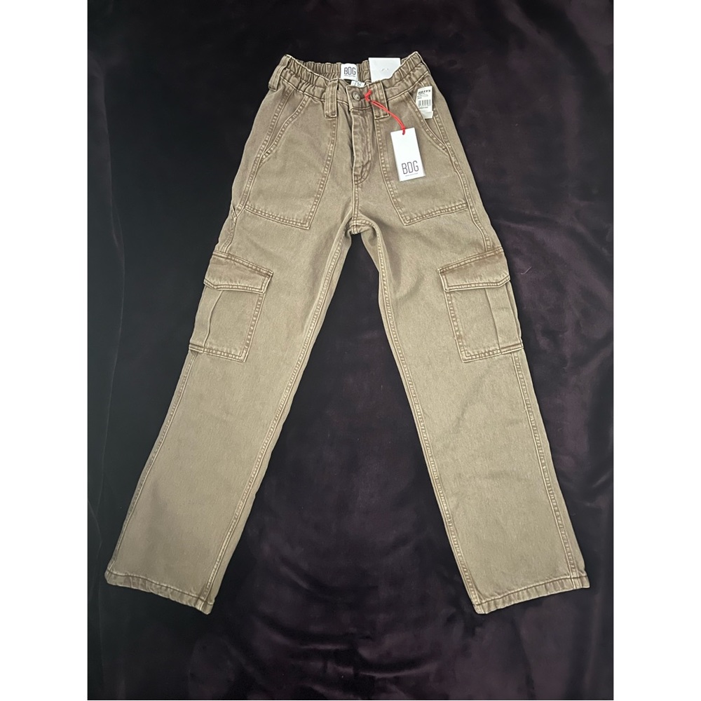 URBAN OUTFITTERS BDG HIGH RISE STRAIGHT LEG SKATER CARGO